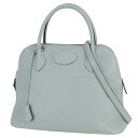 【超美品】 エルメス ボリード31 トリヨンクレマンス ブルーグラシエ シルバー金具 2WAYバッグ エルメス ショルダーバッグ HERMES エルメス ハンド...