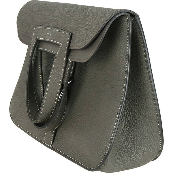 【5%OFF】 エルメス アルザン 31 トリヨンクレマンス エタン シルバー金具 2WAYバ...