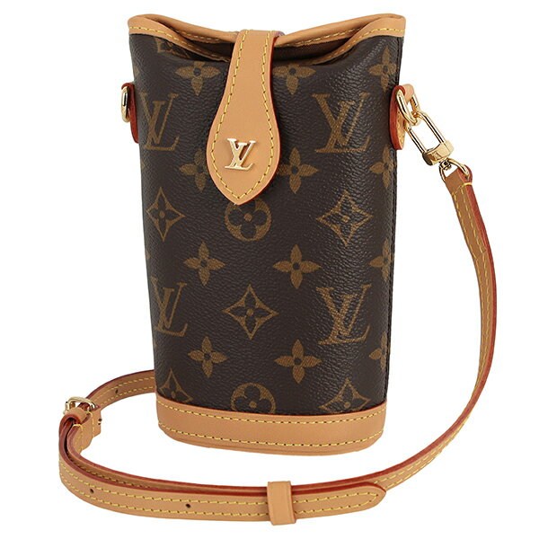 ルイヴィトン ショルダーバッグ フォールドミー ポーチ モノグラム レザー ブラウン ルイヴィトン ポシェット LOUIS VUITTON ルイ・ヴィトン ビトン ルイヴィトン バッグ レディース クロスボディバッグ ミニバッグ 斜めがけ 小さい バック BAG ブランド 新品 未使用