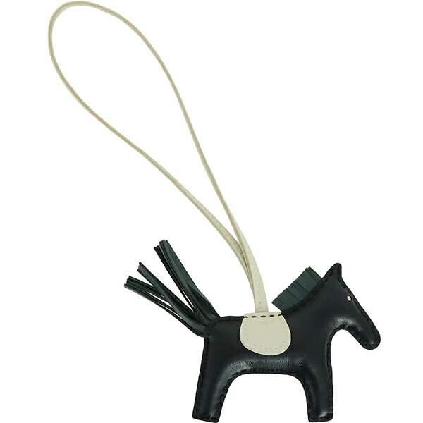 【5%OFF】 エルメス バッグチャーム ロデオ PM アニョーミロ ブラック ヴェールマ...