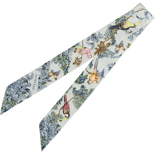 【新品】 エルメス ツイリー 赤道直下 EQUATEUR シルク グリペール アプリコット H...