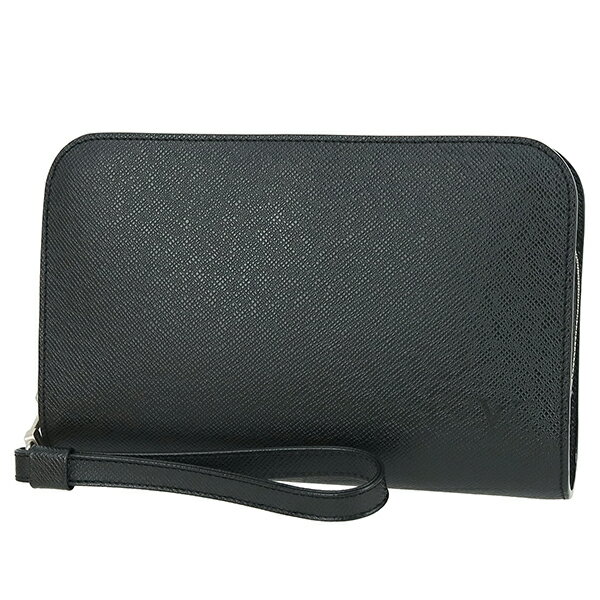 【超美品】 ルイヴィトン セカンドバッグ バイカル タイガ レザー ブラック 黒 ハンドバッグ LOUIS VUITTON ルイヴィトン クラッチバッグ メンズ ポーチ 本革 ミニバッグ ハンドバック バック HANDBAG BAG ブランド 中古