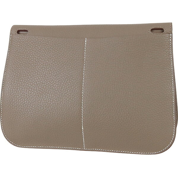 【5%OFF】 エルメス アルザン 25 トリヨンクレマンス エトゥープ シルバー金具 2WA...