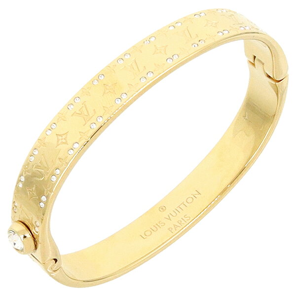 【5%OFF】 ルイヴィトン ブレスレット リジッド ナノグラム ストラス Sサイズ モノ...