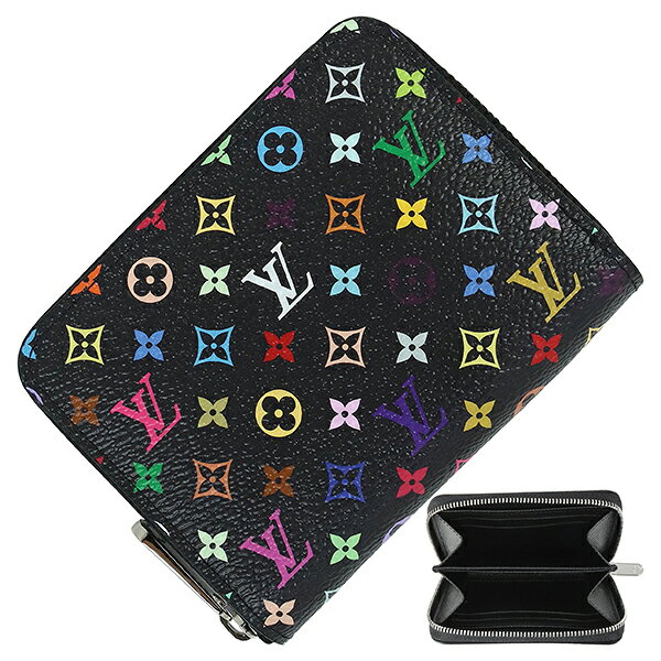 【5%OFF】 ルイヴィトン コンパクト財布 LV × TM ジッピーコインパース 村上隆 モ...