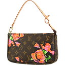 ルイヴィトン アクセサリーポーチ ポシェット アクセソワール モノグラム ローズ ブラウン ルイヴィトン ハンドバッグ LOUIS VUITTON ルイ・ヴィト...