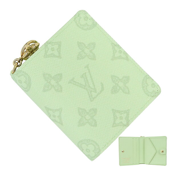 【新品】 ルイヴィトン 二つ折り財布 ポケットウォレット LV チャーム モノグラム オリジン ヴェールアニエール ルイヴィトン コンパクト財布 LOUIS VUITTON ルイヴィトン 財布 レディース コンパクトウォレット ブランド