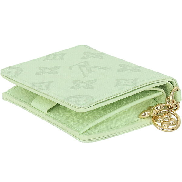 【新品】 ルイヴィトン 二つ折り財布 ポケットウォレット LV チャーム モノグラム ...