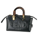 【超美品】 フェンディ バイザウェイ ミニ ズッカ レザー プレキシガラス ブラック 黒 べっ甲柄 2WAYバッグ フェンディ ショルダーバッグ FENDI フ...
