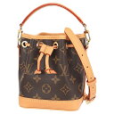 【新品】 ルイヴィトン ショルダーバッグ ナノノエ モノグラム レザー 2WAYバッグ 巾着バッグ LOUIS VUITTON ルイヴィトン ハンドバッグ レデ...