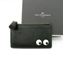 ANYA HINDMARCH (アニヤ・ハインドマーチ) 142717 フラグメントケース アイズZip Card Case Eyes in Black Cap...