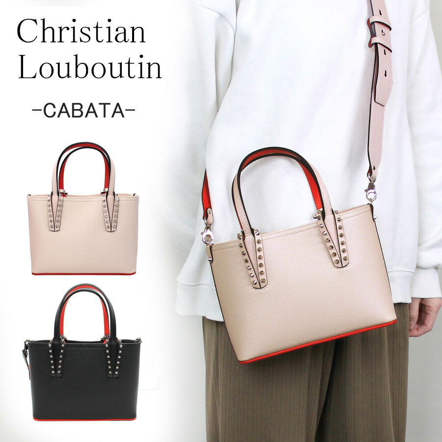 y2024NtĐVzNX`u^@CHRISTIAN LOUBOUTIN@1205054 Cabata Mini Tote Bag U[ g[gobO 2way V_[obO 