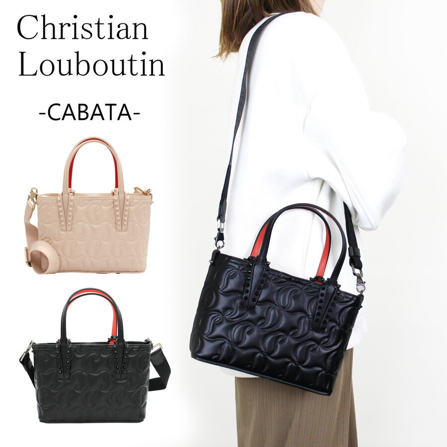 y2024NtĐVzNX`u^@CHRISTIAN LOUBOUTIN@1245014 Cabata Mini Tote Bag U[ g[gobO 2way V_[obO 