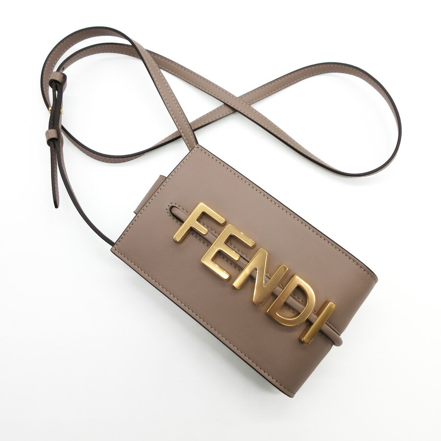 フェンディ プレゼント レディース 【2023年秋冬新作】FENDI フェンディ フォンポーチ 7AS192 A5DY レディース レザー スマホケース ショルダーバッグ クロスボディ 鞄　本革