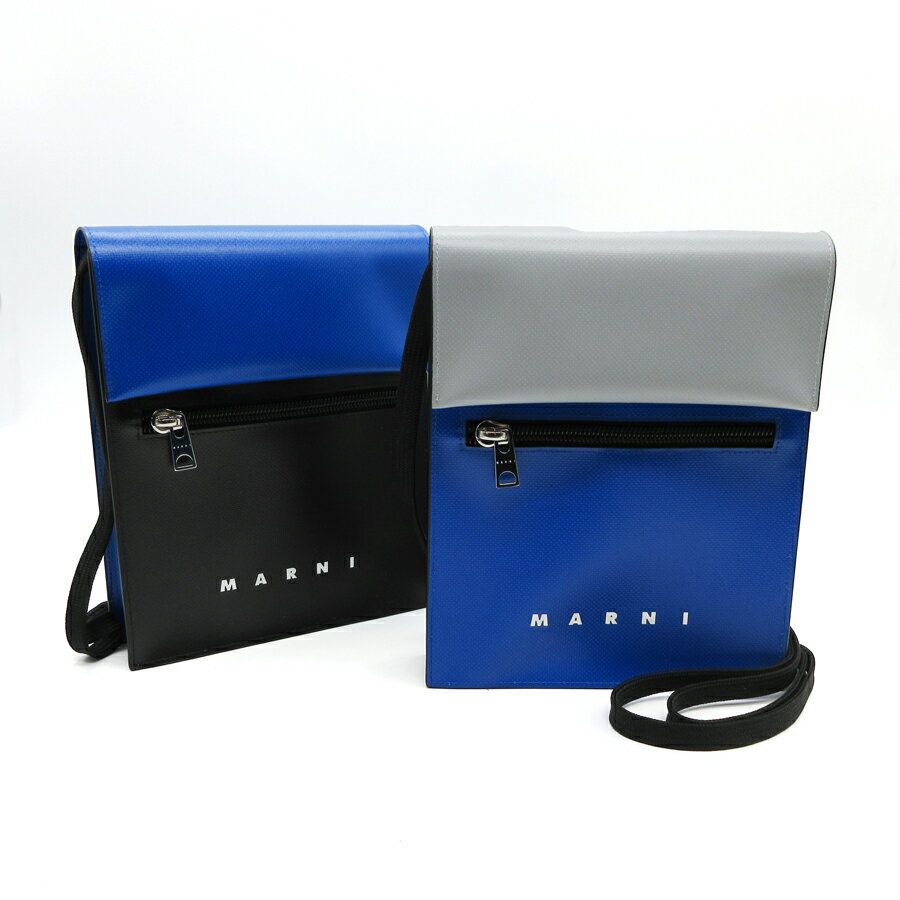 MARNI (マルニ) ショルダーバッグSBMQ0036A0 P5769TRIBECA SBMQ0036A0 Z2O28 PVC フォンケース ロゴ バイカラー 鞄 1