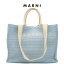 MARNI (ޥ) SHMP0078U0 P3860 ZO457 饤ȥ֥롼 LARGE BASKET A4 ǥ 2WAY Хå