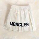 MONCLER モンクレール (2D000 07 59632)ロゴスカート ボトムス テニススカート ミニスカート SKIRTS 031 アイボリー ブランドロゴ