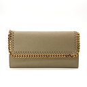 STELLA McCARTNEY (ステラマッカートニー) 長財布 ファラベラ Falabella ベージュ系 430999 W9355 9300 ベージュ ゴールド レディース 小銭入れ付き