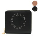 STELLA McCARTNEY (ステラマッカートニー) 二つ折り財布 レディース 7P0009 W8856 1000 6802 二つ折り財布 コンパクト財布 ラウンドファスナー ステラ ロゴ バイカラー ブラック 黒 BLUSH ピンク STELLA McCARTNEY