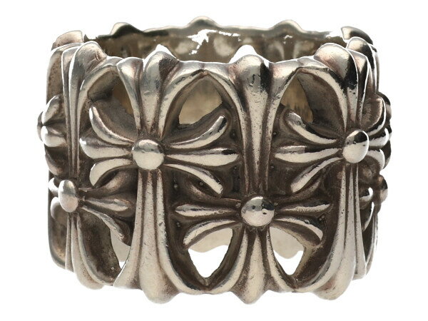 Chrome Hearts Ch クロム ハーツ セメタリークロス シルバー リング Hearts 19号 Sv925 指輪 アクセサリー シルバー Ch メンズ レディース 人気ブランド 中古 Xx19 yu 歌舞伎屋 X シルバーバンクブランド品 高価買取中