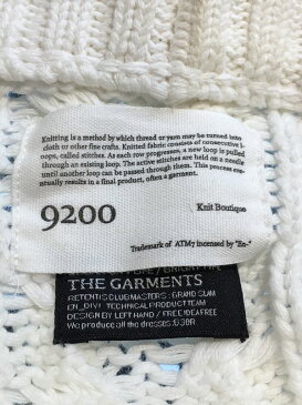 Knit Boutique 9200 ニット カーディガン ホワイト　白 メンズ レディース 人気ブランド【中古】 17-32447KJ