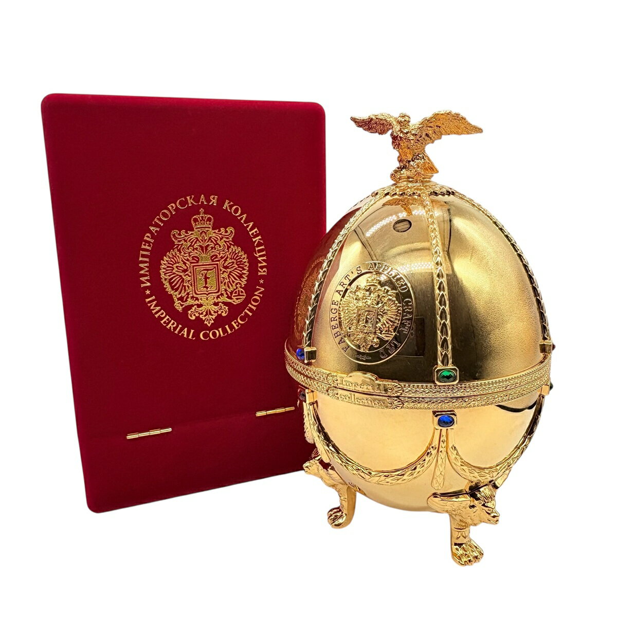 正規品 ラドガ LADOGA ウォッカ Imperial Collection インペリアルコレクション ゴールド 現行型 お酒 イースター エッグ 700ml 40度 スピリッツ ロシア 箱付き 未開栓 未開封 封印シール付 25010670AS