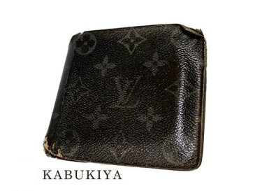 LOUIS VUITTON ルイ ヴィトン ポルトフォイユ・マルコ M61675 モノグラム 二つ折り財布 折り畳み メンズ 人気ブランド【中古】xx20-11368RS