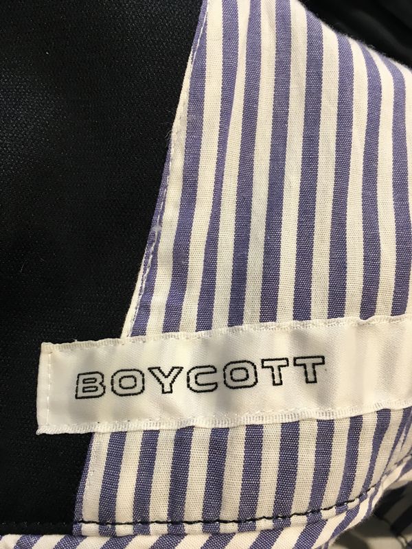 BOYCOTT ボイコット コート 黒 ブラック系 メンズ 人気ブランド【中古】 18-43989KJ