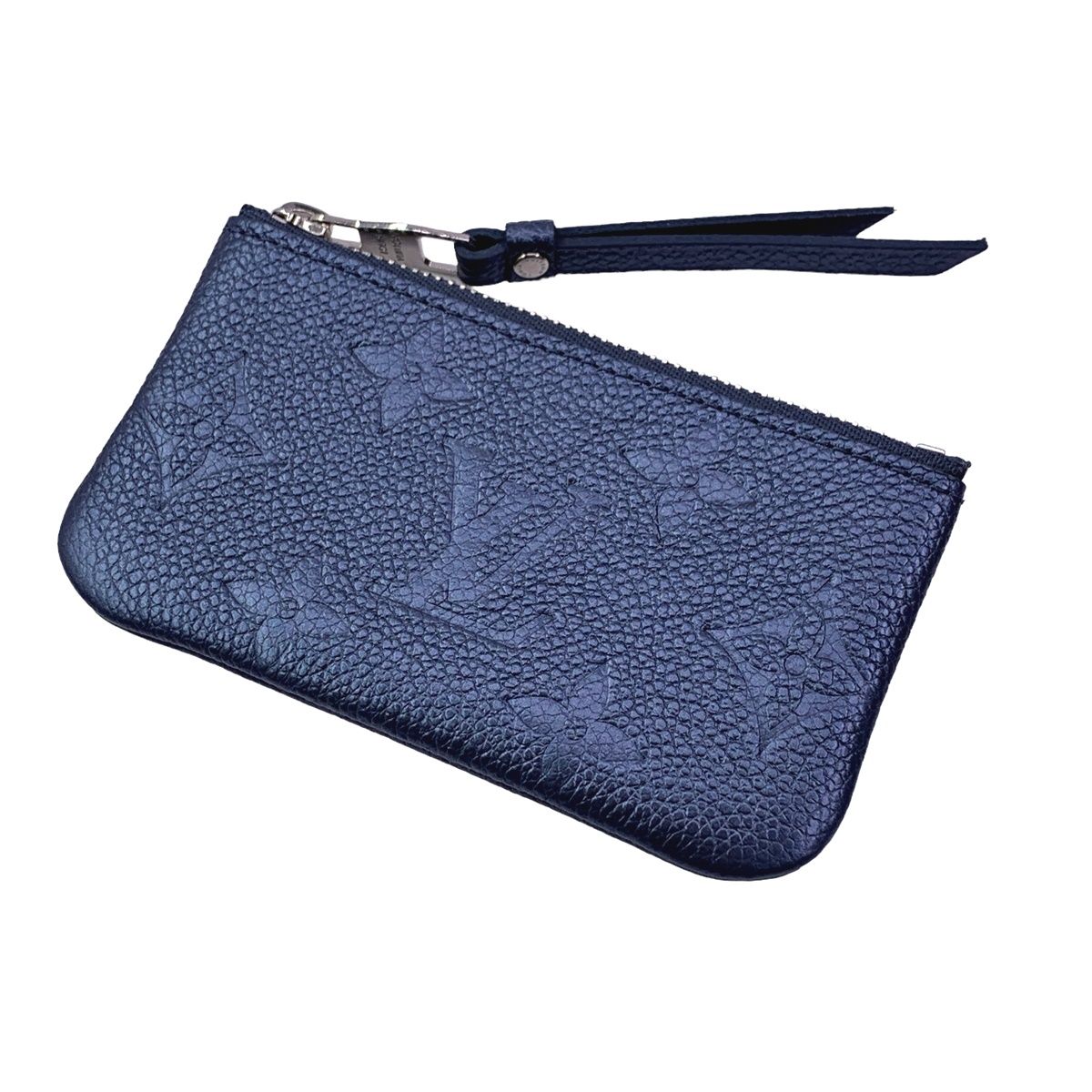 【中古】 LOUIS VUITTON ルイ・ヴィトン コインケース ポシェットクレアンプラント ネイビー 23036091 NT