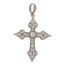【中古】 Loree Rodkin ローリーロドキン PENDANT ネックレス・ペンダント LARGE GOTHIC CROSS P055-886 SV ネックレストップ 22030250 LI
