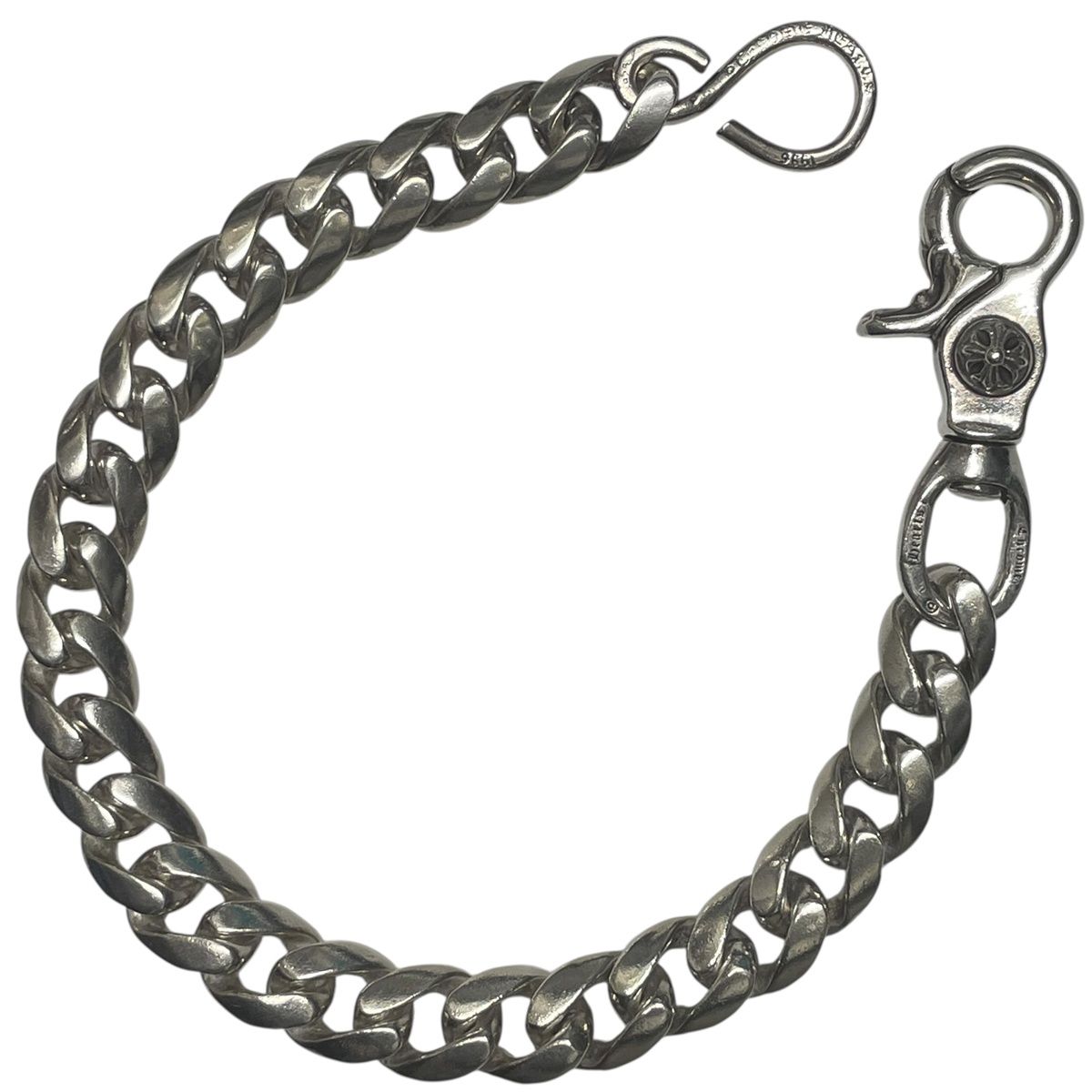 【中古】 CHROME HEARTS クロムハーツ 1クリップ ショート クラシック ウォレットチェーン SV925 シルバー アクセサリー 25018698 ...