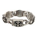 【中古】 CHROME HEARTS クロムハーツ マルチリンクブレスレット 5リンク CHプラス BSフレア ハート スター フローラル ケルティック バング...