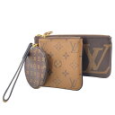 【中古】 LOUIS VUITTON ルイ・ヴィトン ポシェット・トリオ・ポーチ M68756 アクセサリーポーチ モノグラム・リバース 23040431 AS