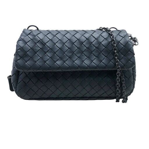 【中古】 Bottega Veneta ボッテガウェネタ イントレチャート チェーンショルダーバッグ メンズ レディース ネイビー 25001654 UY 【中古】 Bottega Veneta ボッテガウェネタ イントレチャート チェーンショルダーバッグ メンズ レディース ネイビー 25001654 UY