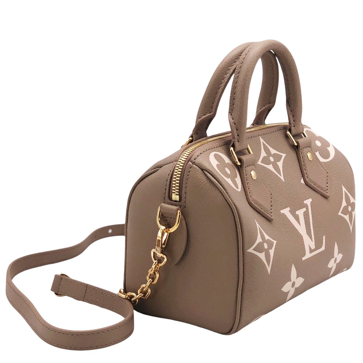 【中古】 LOUIS VUITTON ルイ・ヴィトン スピーディ ショルダーバッグ・メッセンジャーバッグ モノグラム　アンプラント M46575 スピーディバンドリエール20　アンプラント　M46575 24015476 QBのサムネイル