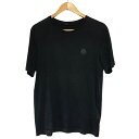 【中古】 MONCLER モンクレール Tシャツ・カットソー MAGLIA 半袖 F20918C78010 ブラック サイズS 23029113 YU