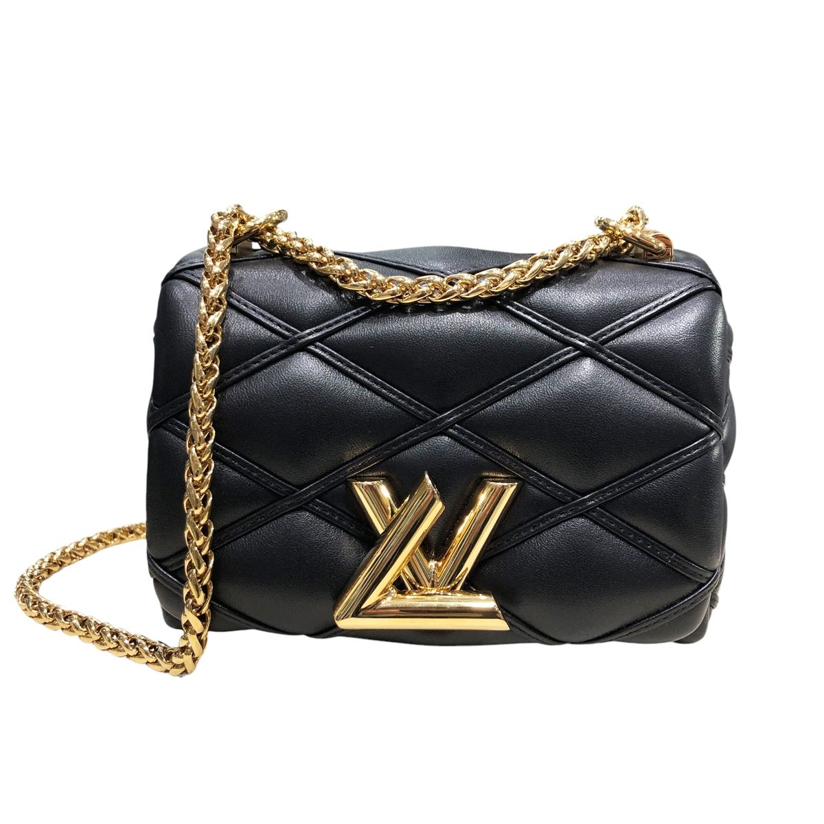【中古】LOUIS VUITTON ルイ・ヴィトン PICO GO-14 M23625 ラムレザー ブラックレディース ショルダーバッグ 24019195 RD