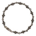 【中古】 CHROME HEARTS クロムハーツ タイニーE CHプラス ブレスレット 11リンク SV925 シルバー 11LINK アクセサリー 2402...