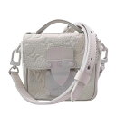 【中古】LOUIS VUITTON ルイ・ヴィトン ピコ・Sロック M83163 トリヨン・モノグラム レザー ホワイト メンズ ショルダーバッグ 25003513 RD(4)