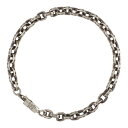 【中古】 CHROME HEARTS クロムハーツ ペーパーチェーン ブレスレット 7inch SV925 シルバー 7インチ アクセサリー 24029413 ...