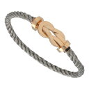 フレッド/Fredシャンスアンフィニブレスレットラージモデル180B0096-6B0111K18PG/ステンレススチールピンクゴールドLMメンズ歌舞伎屋【中古】...