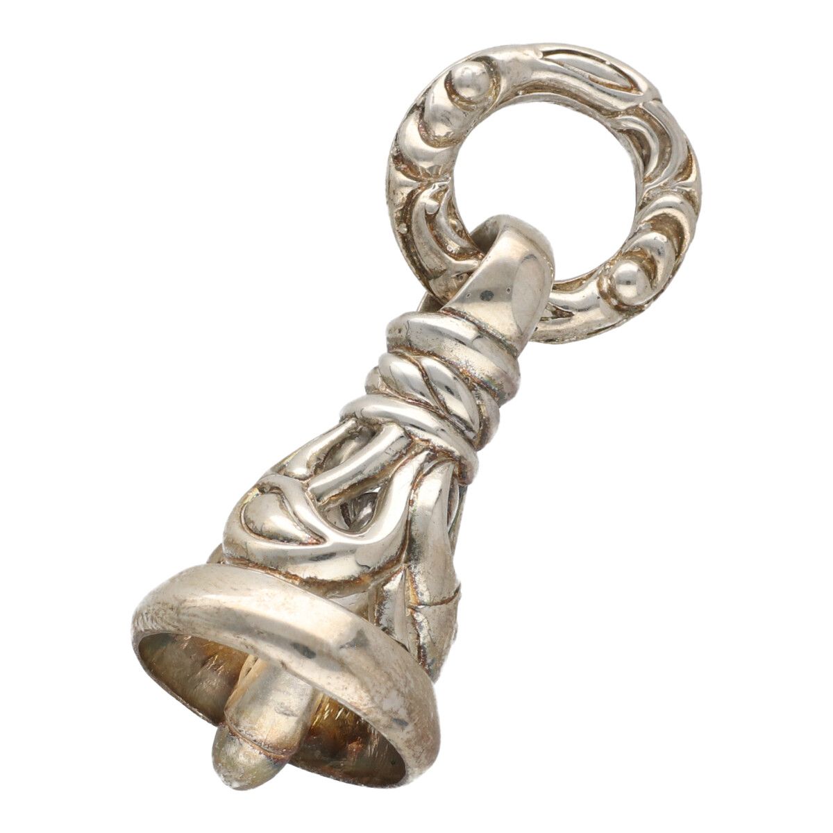 【中古】ノーブランド ベル デザイン ペンダント シルバー ネックレス トップ チャーム 21050165 RS