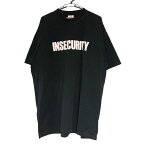 【中古】 VETEMENTS ヴェトモン インセキュリティーTシャツ UE51TR320B オーバーサイズ ロゴ プリント 2021SS トップス 23035030 AO