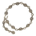 【中古】 CHROME HEARTS クロムハーツ #1 クロスボール ブレスレット SV925 シルバー アクセサリー 25001946 RS