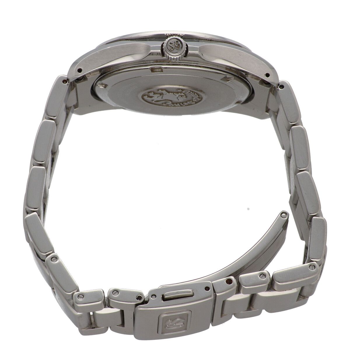 【中古】 Grand Seiko グランドセイコー デイト クォーツ SBGF019 メンズ腕時計 ネイビー ステンレススチール 24011368 RK