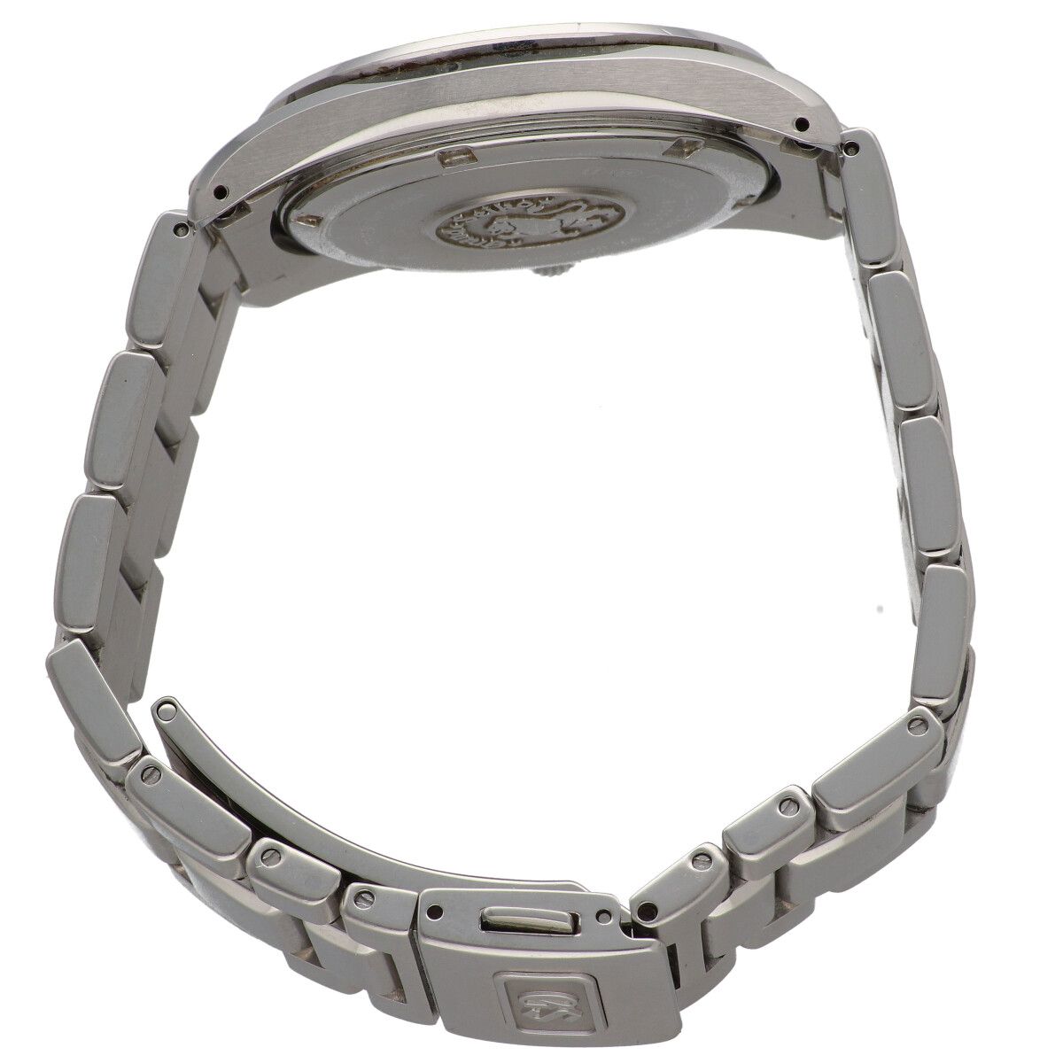 【中古】 Grand Seiko グランドセイコー デイト クォーツ SBGF019 メンズ腕時計 ネイビー ステンレススチール 24011368 RK