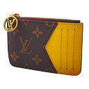 【中古】 LOUIS VUITTON ルイ・ヴィトン メンズコインケース ポルトカルト ロミー M81882 カードケース イエロー 23041485 AS