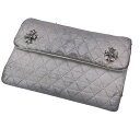 【中古】 CHROME HEARTS クロムハーツ 長財布 ウェーブウォレット #4 ホワイト 23015306 NT