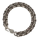 【中古】 CHROME HEARTS クロムハーツ ダブル Bリング ブレスレット SV925 シルバー アクセサリー 24018071 RS