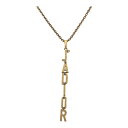 【中古】 Christian Dior クリスチャン・ディオール ロゴネックレス ネックレス・ペンダント J'ADIOR ネックレス 22002616 DS